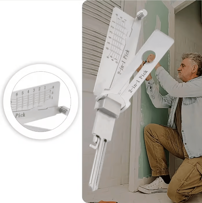 🔥 ⚒️2026 Stainless Steel Multi-functional Key Decoder (Opens all types of locks)