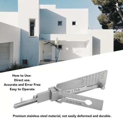 🔥 ⚒️2026 Stainless Steel Multi-functional Key Decoder (Opens all types of locks)