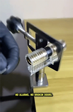 🎁 Tubular Lock Pick Set (9-in-1) + FREE Precision Foil Strips Included
