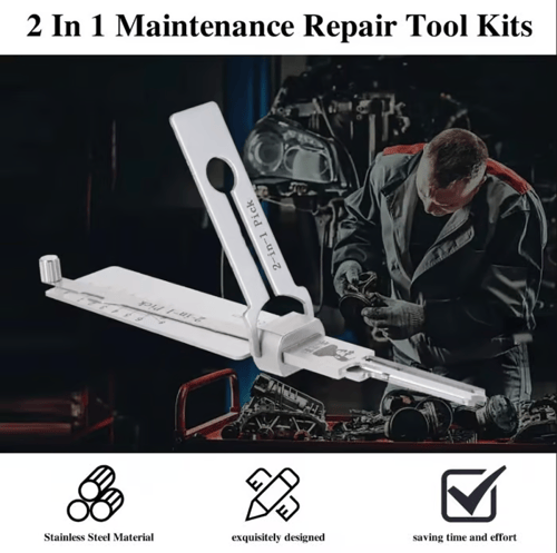 🔥 ⚒️2026 Stainless Steel Multi-functional Key Decoder (Opens all types of locks)
