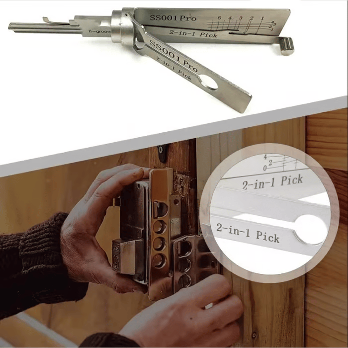 🔥 ⚒️2026 Stainless Steel Multi-functional Key Decoder (Opens all types of locks)