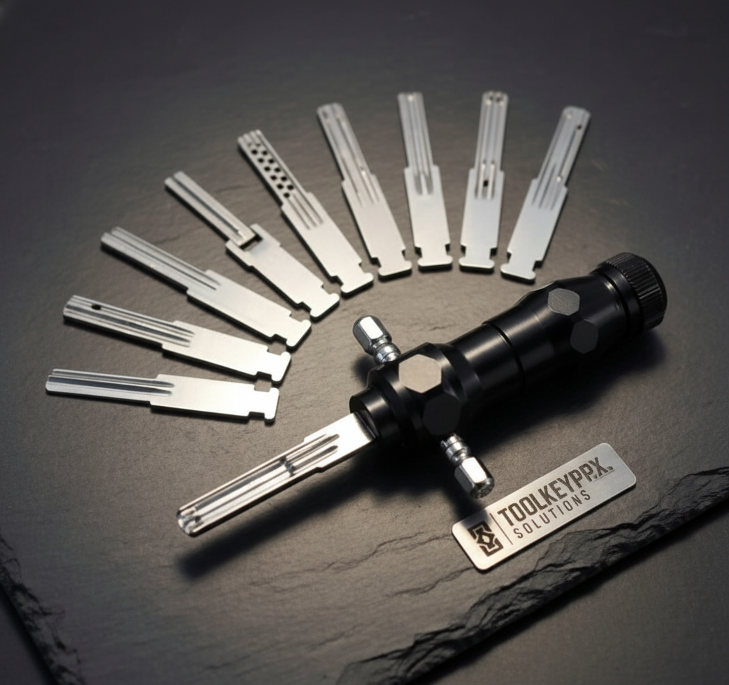 🎁 Tubular Lock Pick Set (9-in-1) + FREE Precision Foil Strips Included